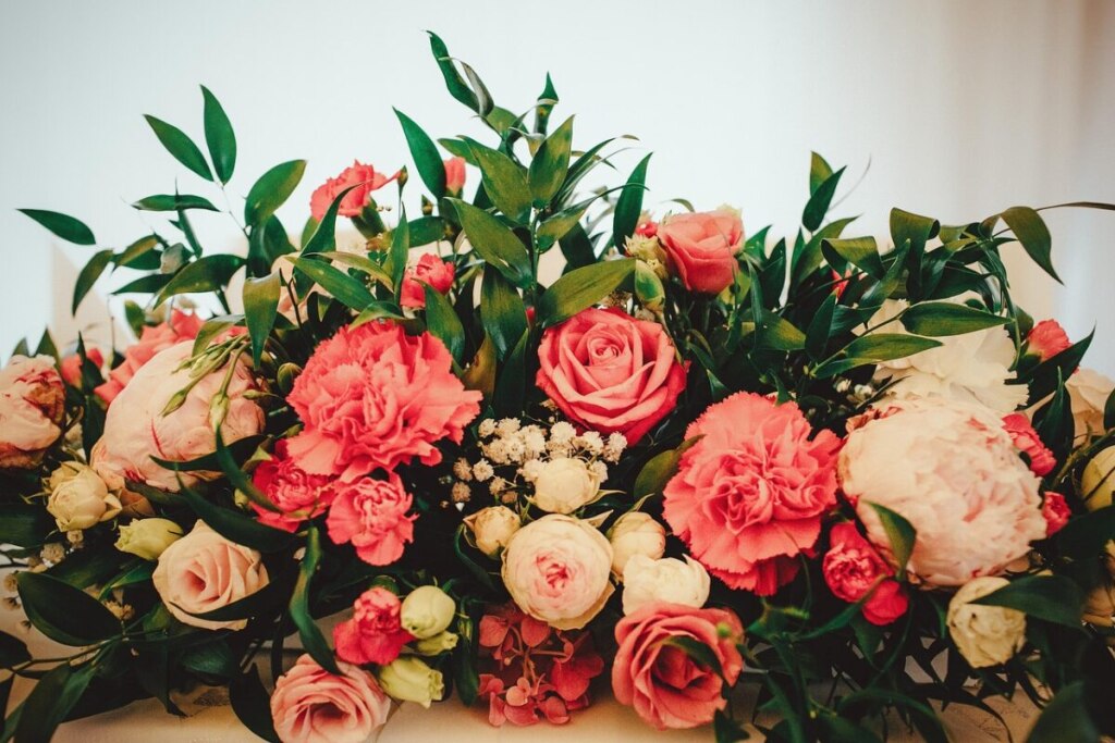 Fotos de arranjos florais e bouquets