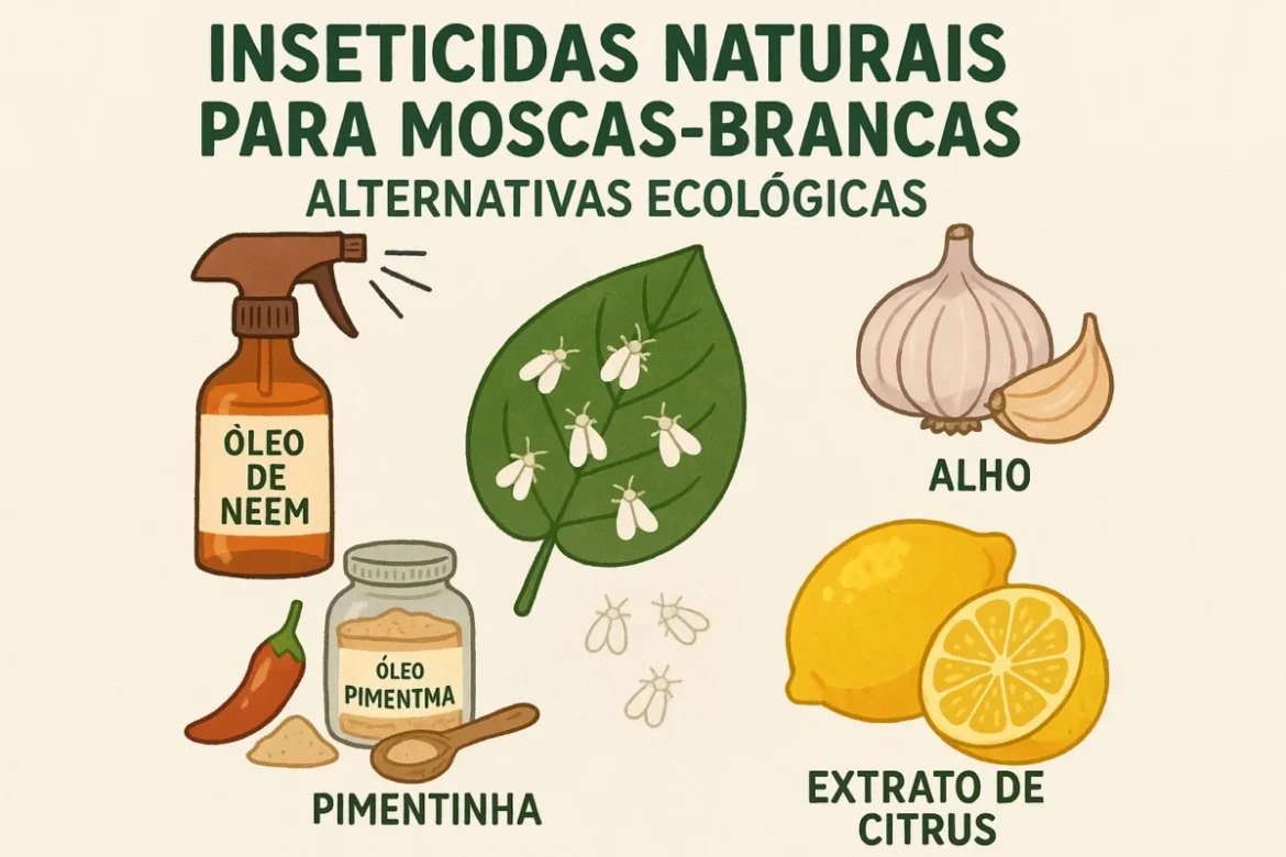 Inseticidas Naturais para Moscas-Brancas: Alternativas Ecológicas