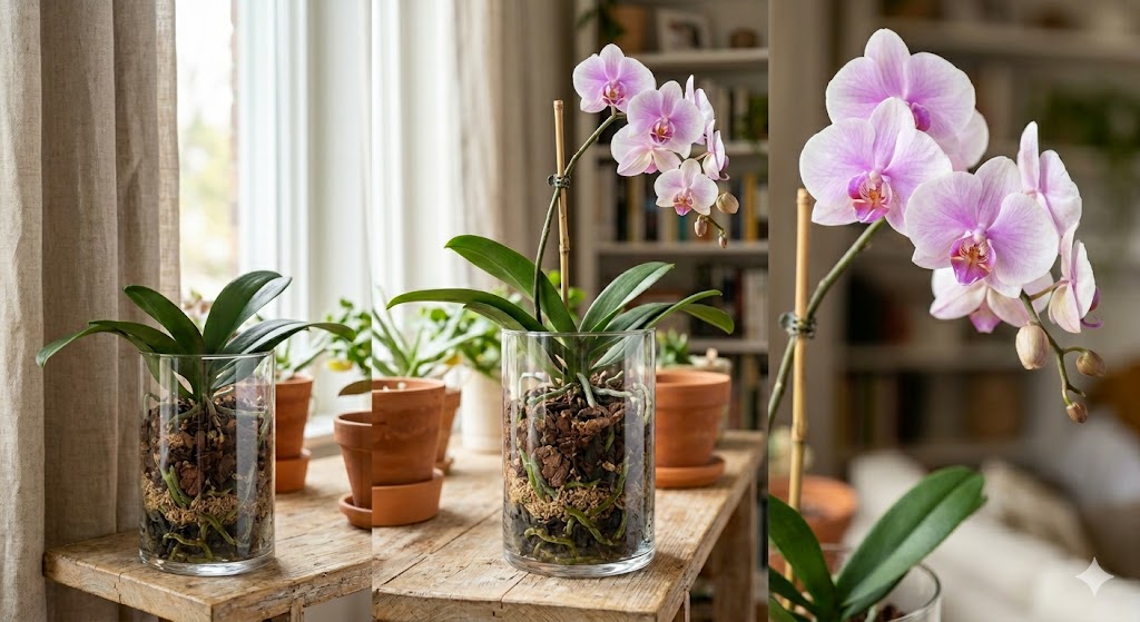 Orquídea em Vaso Transparente: Porque é Melhor