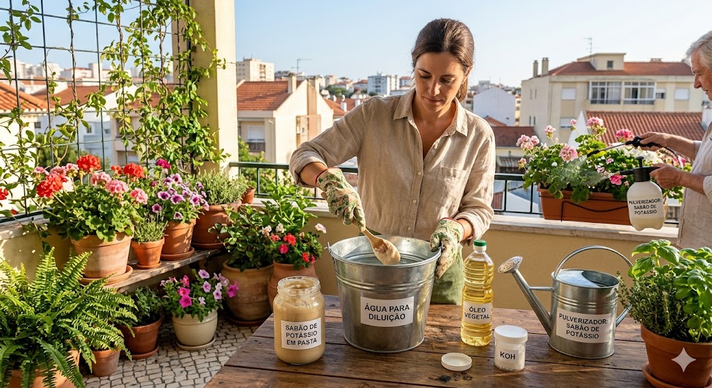 Sabão de potássio na horta: utilização correta, benefícios e erros a evitar em Inseticidas Naturais sabão de potássio