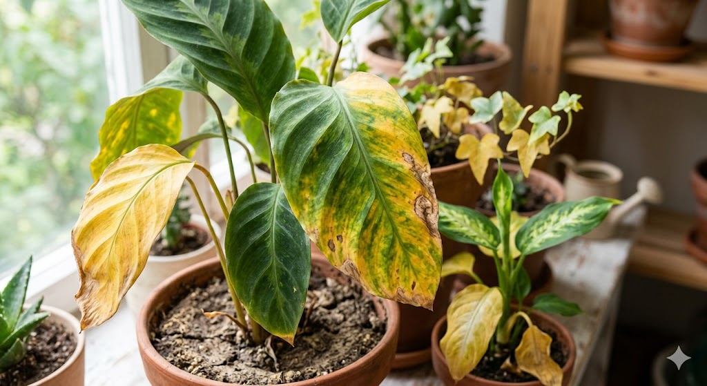 Porque é que as Folhas das Plantas Ficam Amarelas?