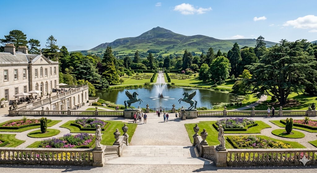 Os Jardins Mais Bonitos da Europa: Paraísos de Flores, Natureza e Inspiração em Curiosidades Powerscourt Gardens
